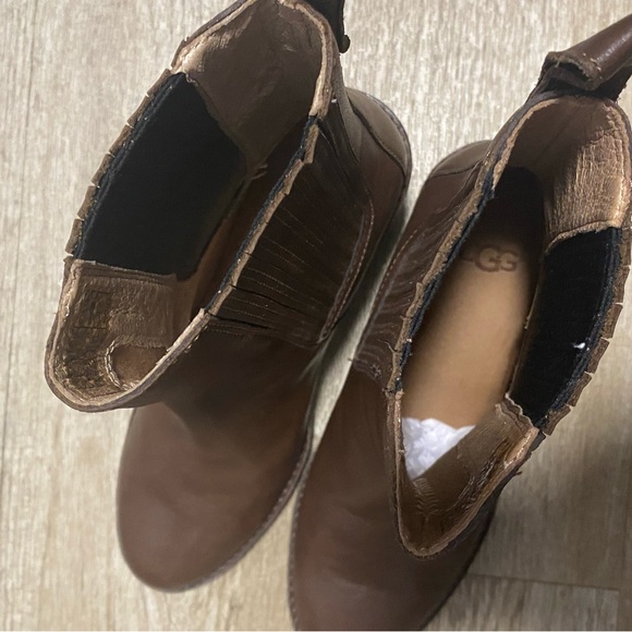 UGG CAMDEN BROWN ANKLE BOOTS SIZE 6 - Picture 7 of 10